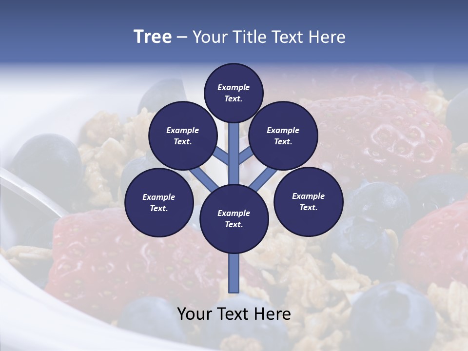 Milk Strawberry Meal PowerPoint Template