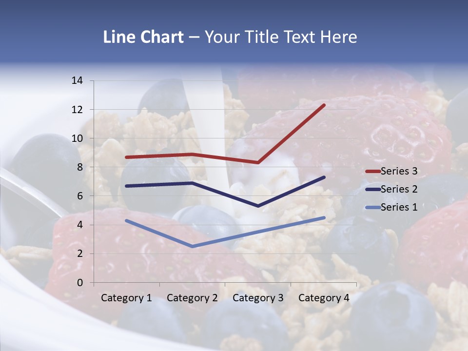 Milk Strawberry Meal PowerPoint Template