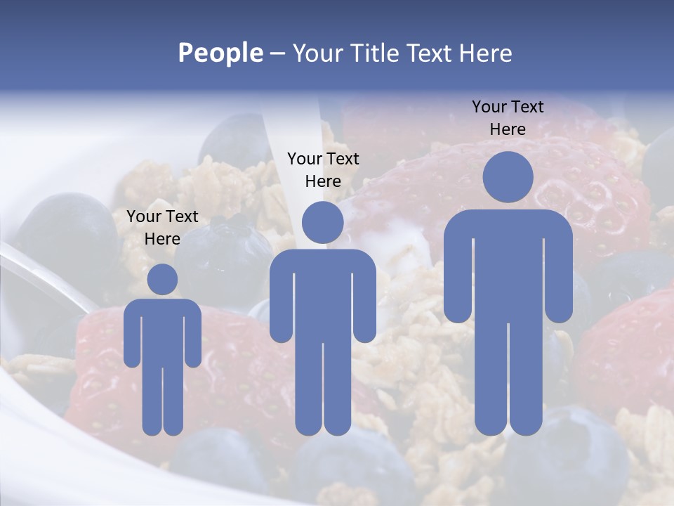 Milk Strawberry Meal PowerPoint Template