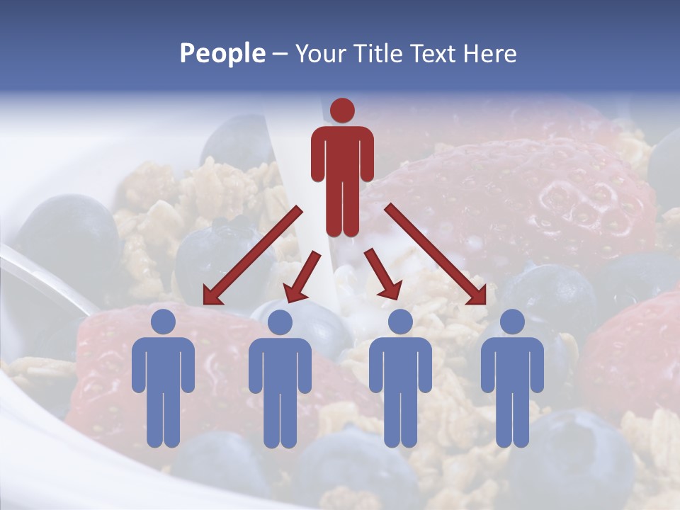 Milk Strawberry Meal PowerPoint Template