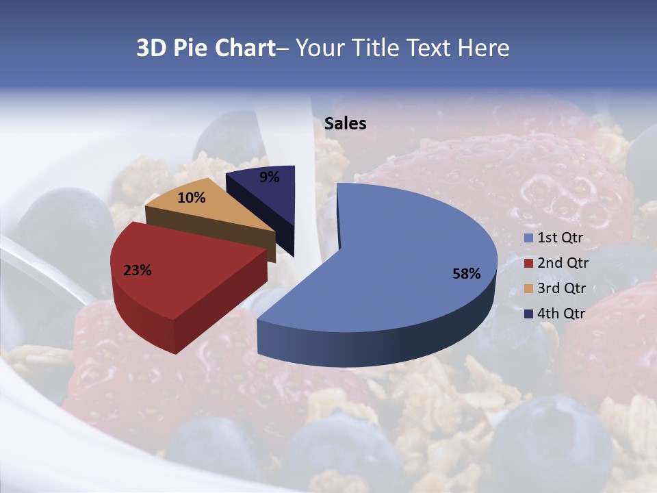 Milk Strawberry Meal PowerPoint Template