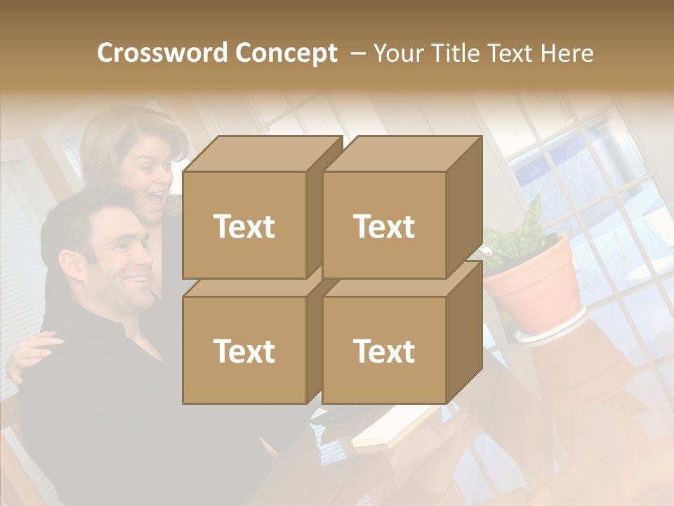 Businessman Room Male PowerPoint Template