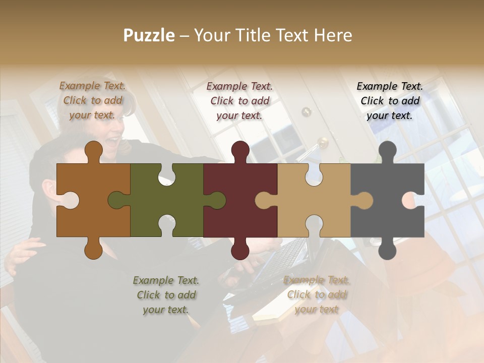 Businessman Room Male PowerPoint Template