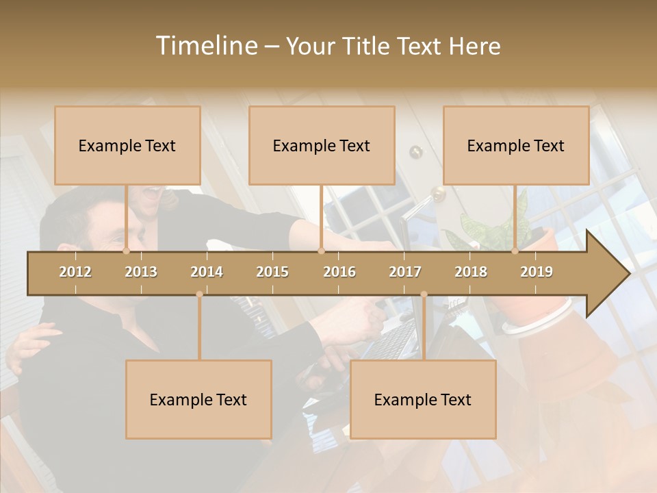 Businessman Room Male PowerPoint Template