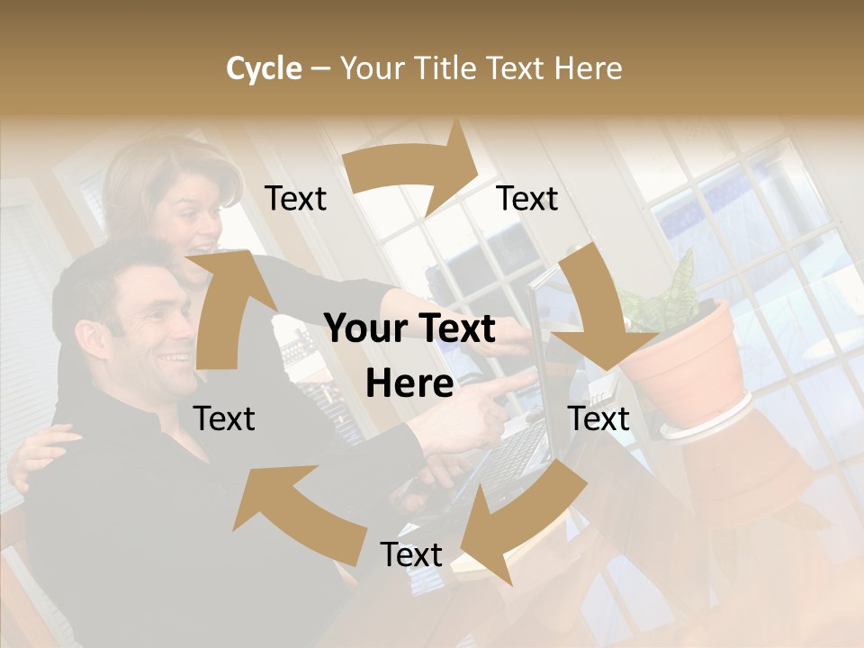 Businessman Room Male PowerPoint Template