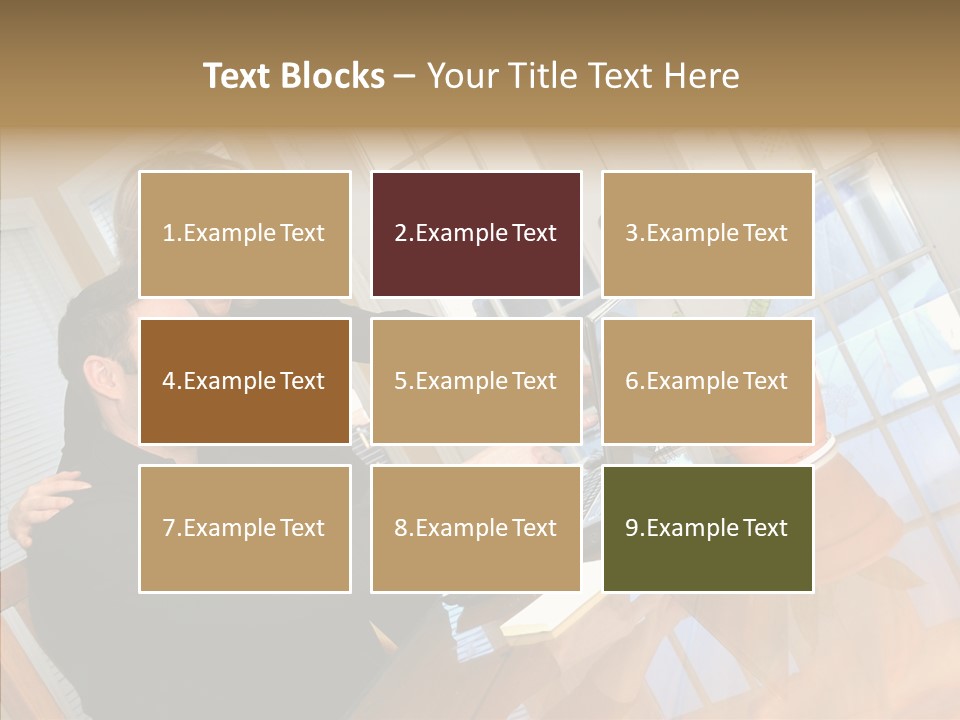 Businessman Room Male PowerPoint Template