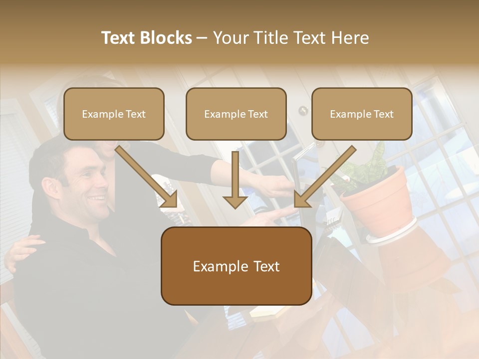 Businessman Room Male PowerPoint Template