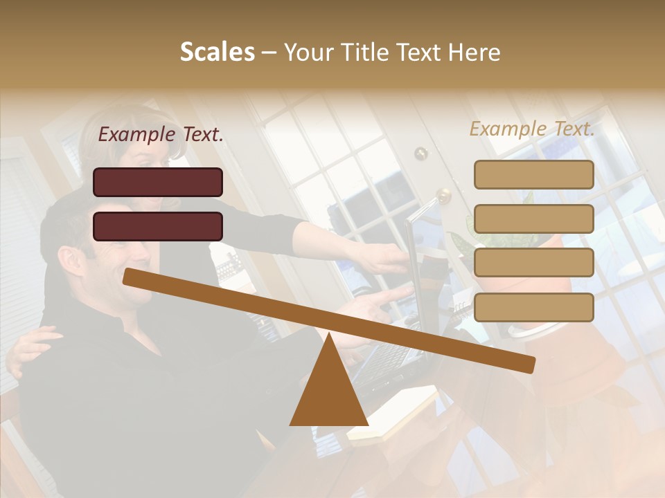 Businessman Room Male PowerPoint Template