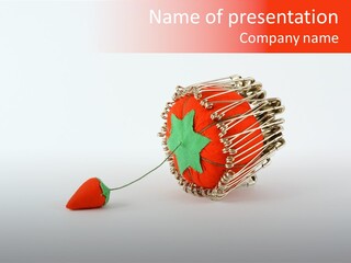 Pin Life Pincushion PowerPoint Template