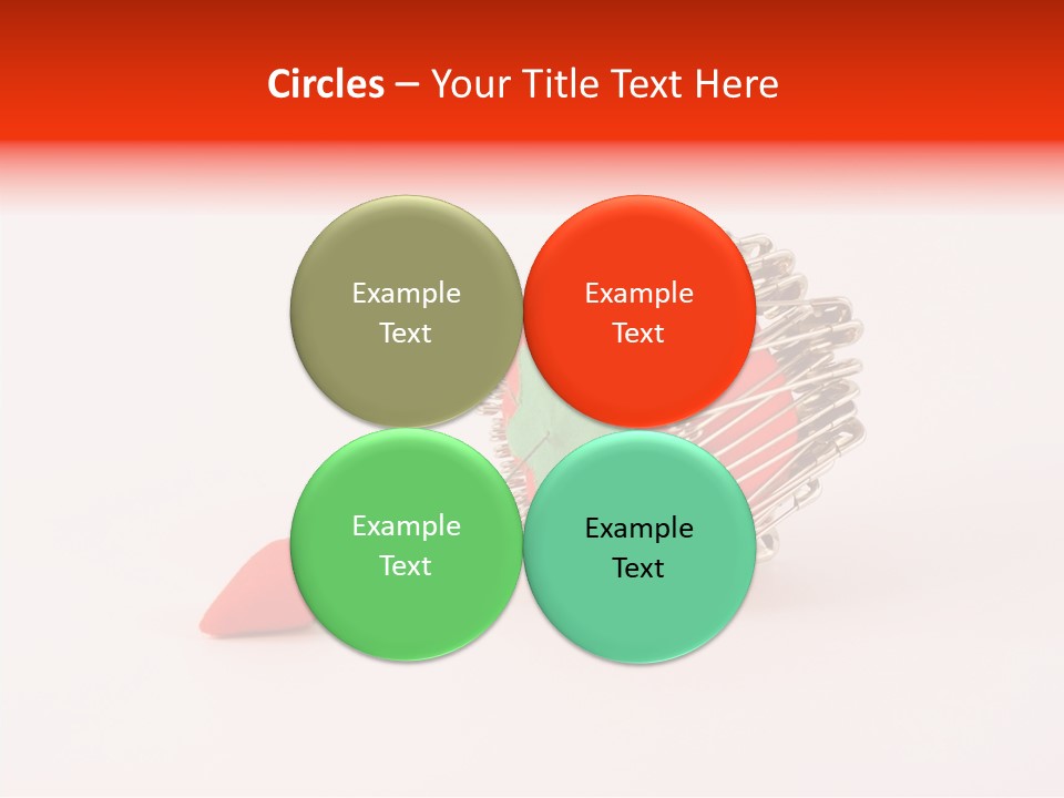 Pin Life Pincushion PowerPoint Template