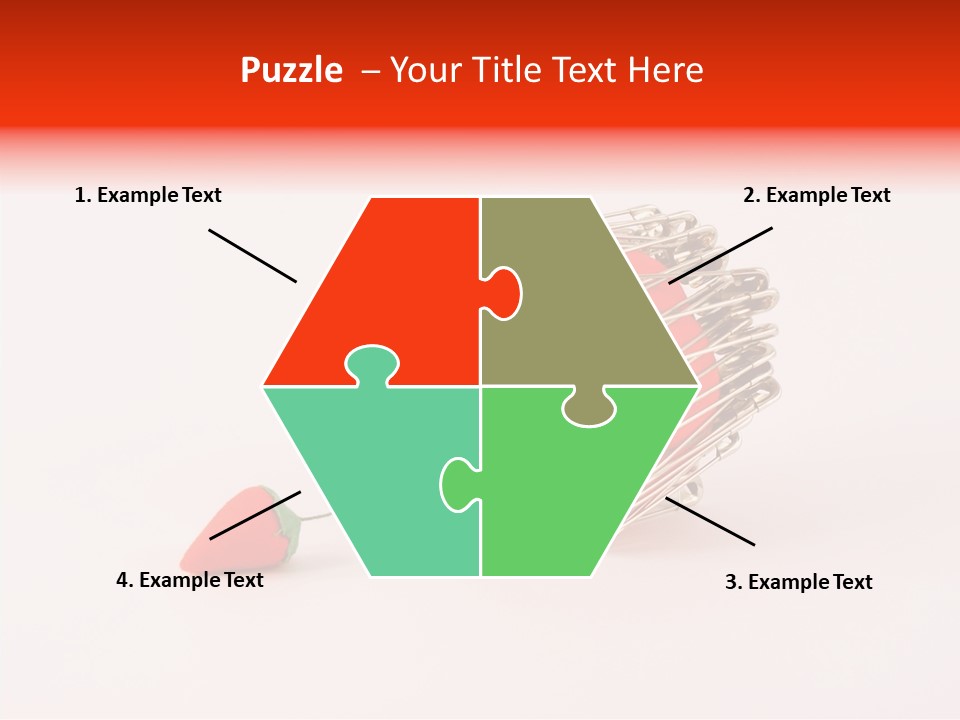 Pin Life Pincushion PowerPoint Template