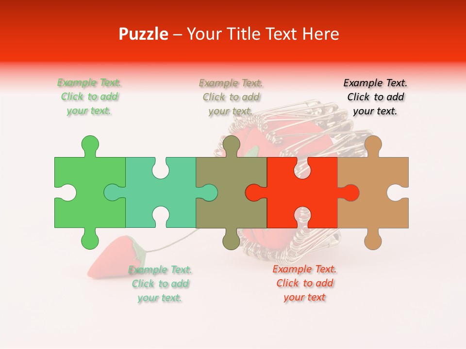 Pin Life Pincushion PowerPoint Template