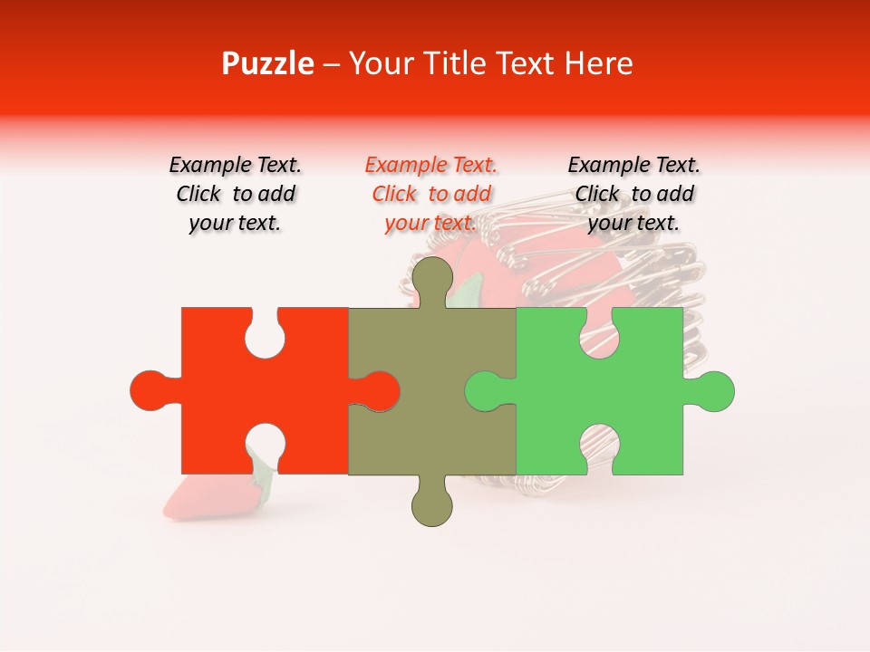 Pin Life Pincushion PowerPoint Template