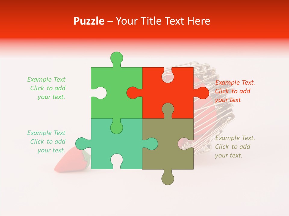 Pin Life Pincushion PowerPoint Template