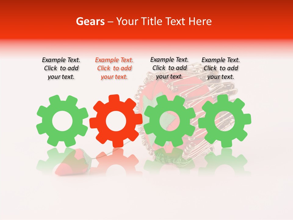 Pin Life Pincushion PowerPoint Template