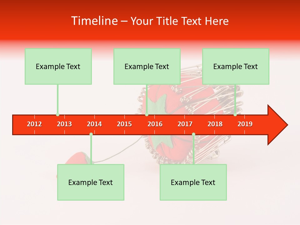 Pin Life Pincushion PowerPoint Template