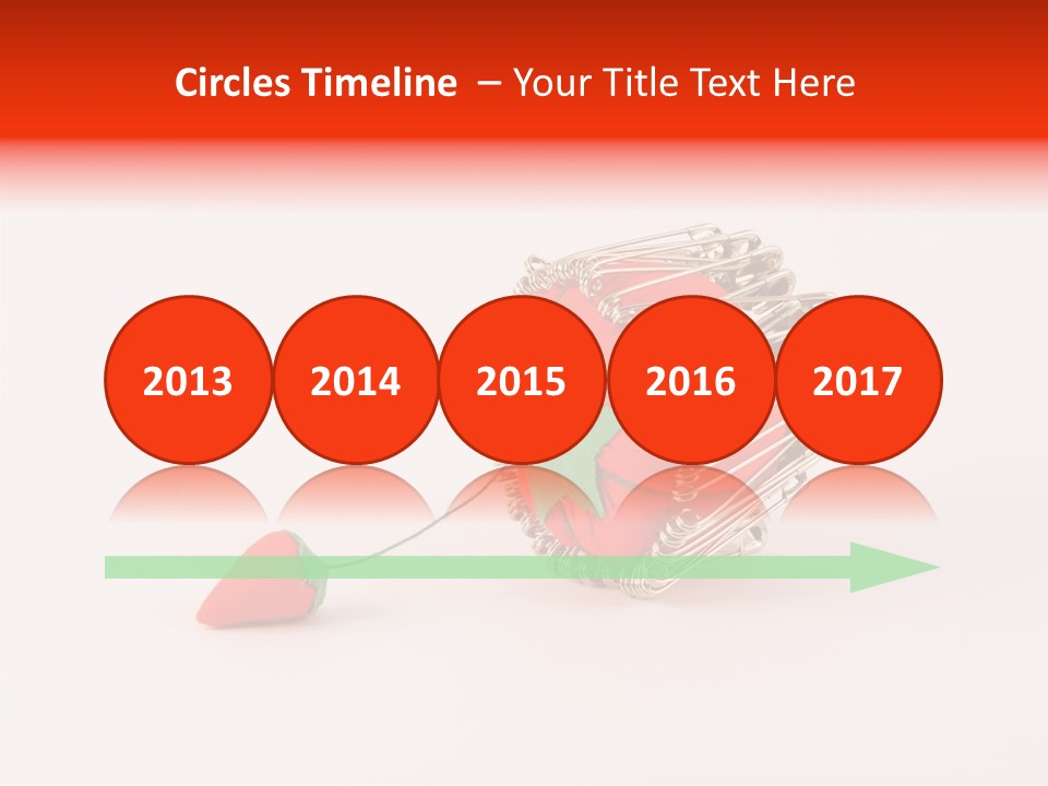 Pin Life Pincushion PowerPoint Template