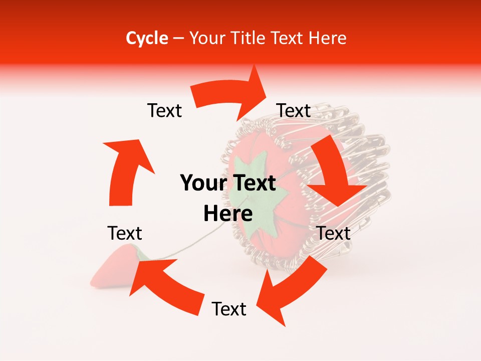 Pin Life Pincushion PowerPoint Template