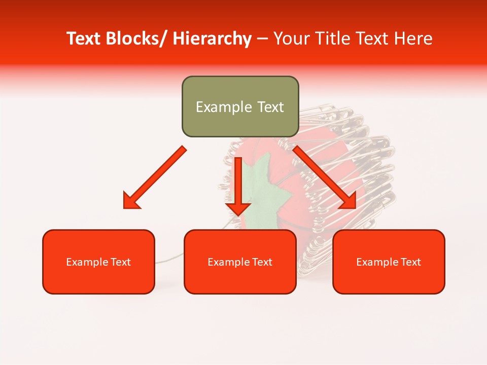 Pin Life Pincushion PowerPoint Template