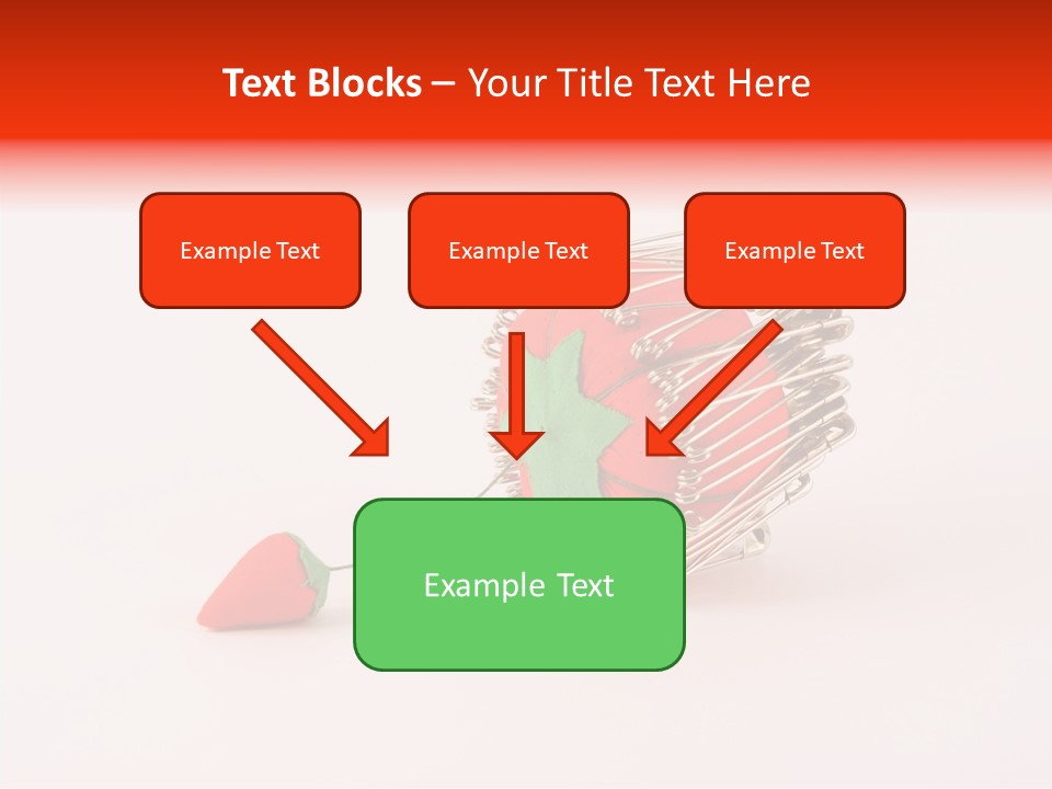 Pin Life Pincushion PowerPoint Template
