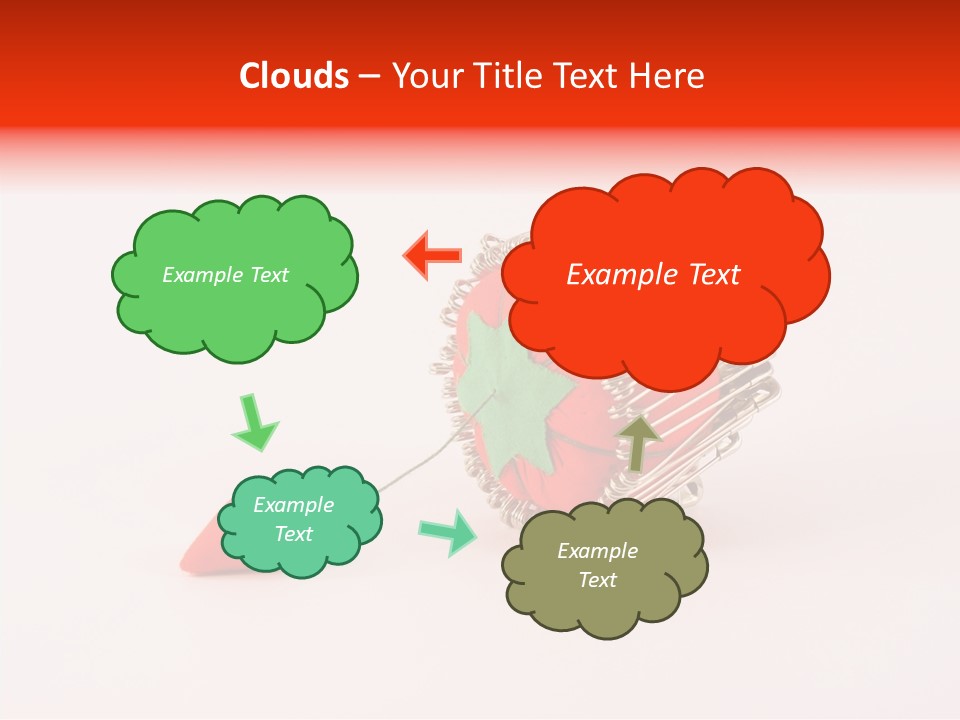 Pin Life Pincushion PowerPoint Template
