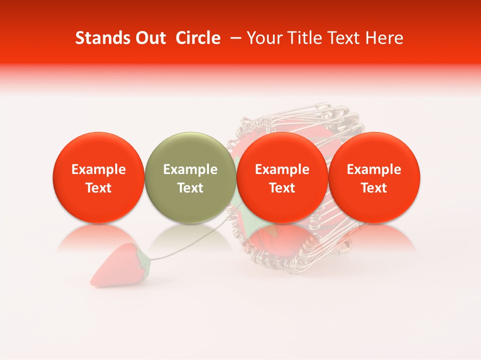 Pin Life Pincushion PowerPoint Template