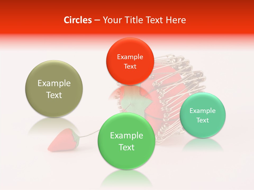 Pin Life Pincushion PowerPoint Template