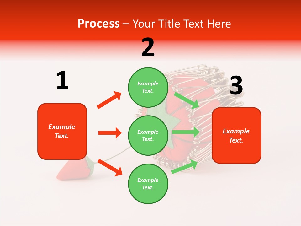 Pin Life Pincushion PowerPoint Template