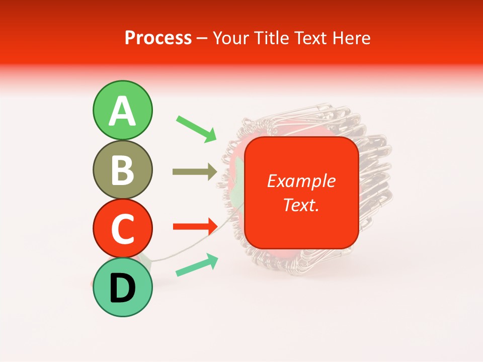 Pin Life Pincushion PowerPoint Template