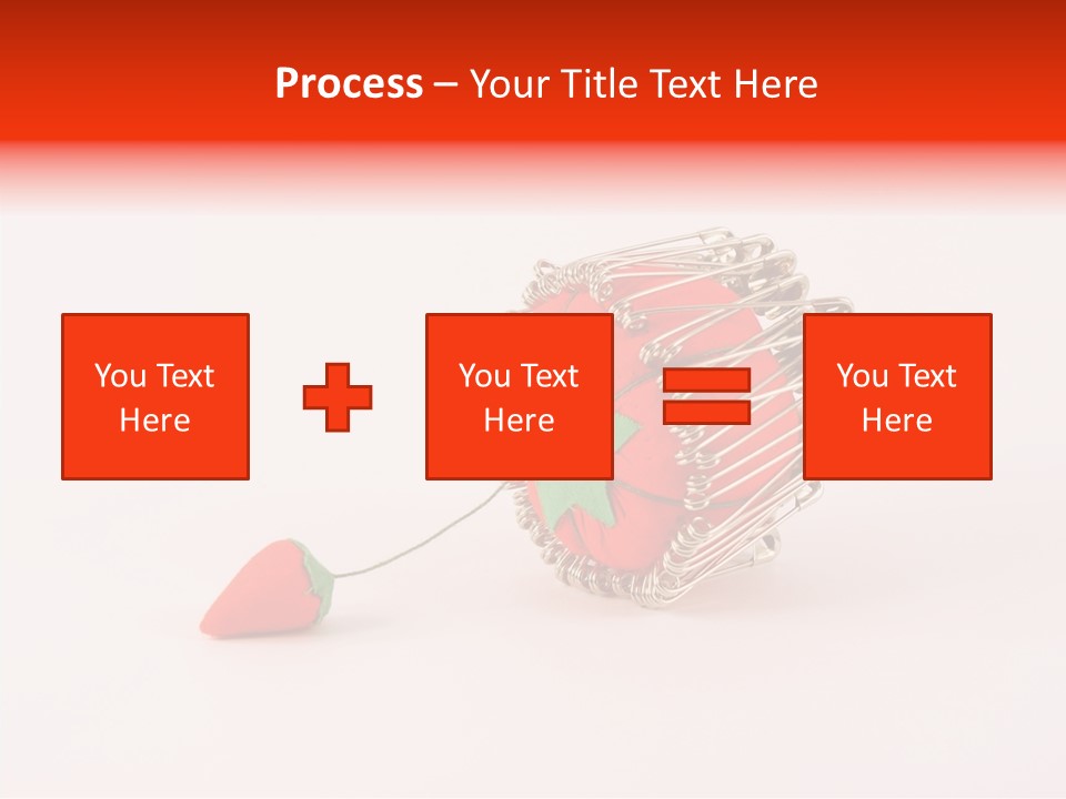 Pin Life Pincushion PowerPoint Template