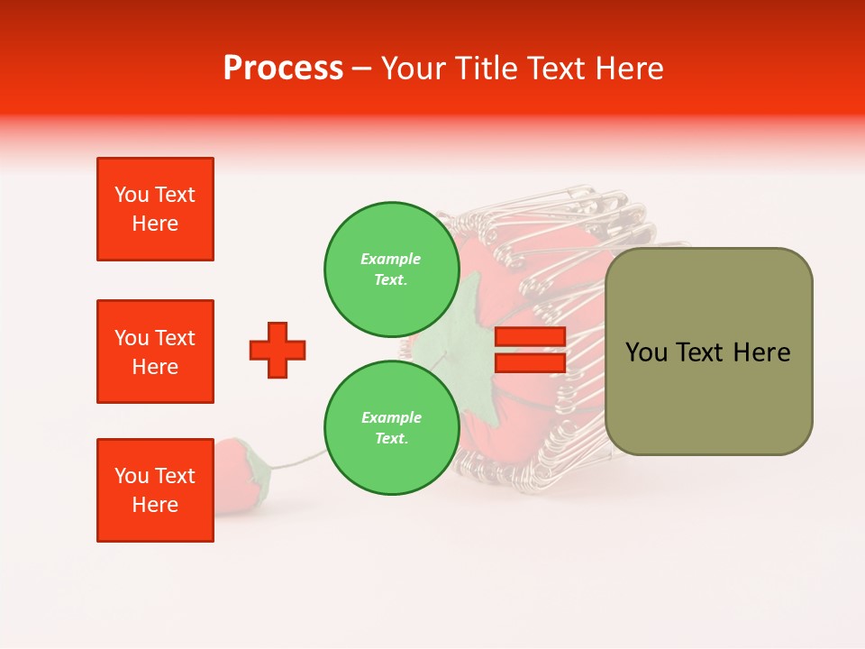 Pin Life Pincushion PowerPoint Template