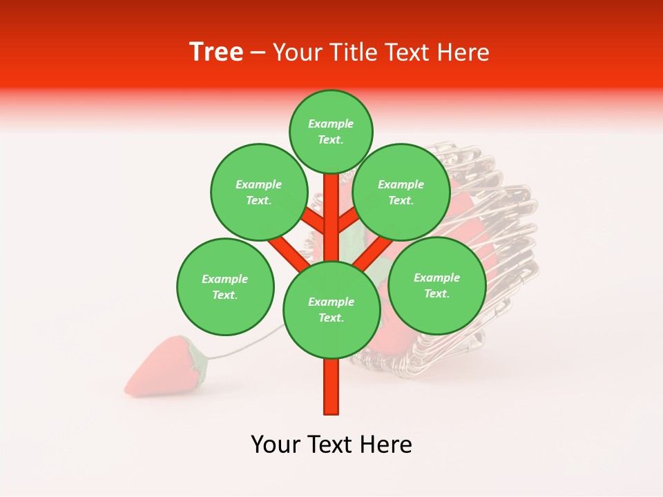 Pin Life Pincushion PowerPoint Template