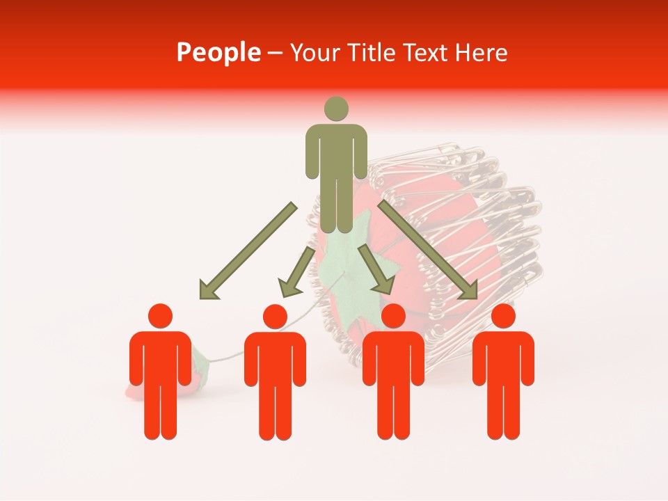 Pin Life Pincushion PowerPoint Template