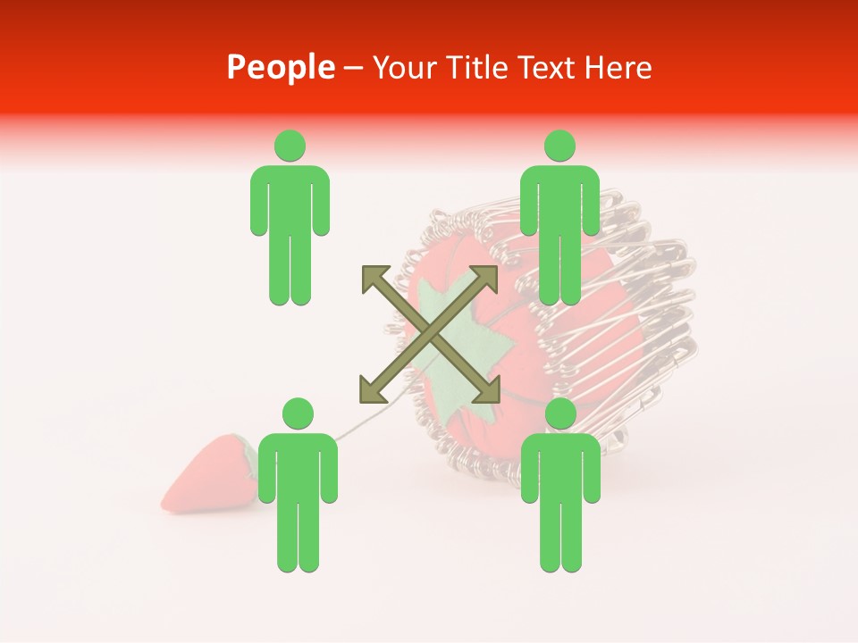 Pin Life Pincushion PowerPoint Template