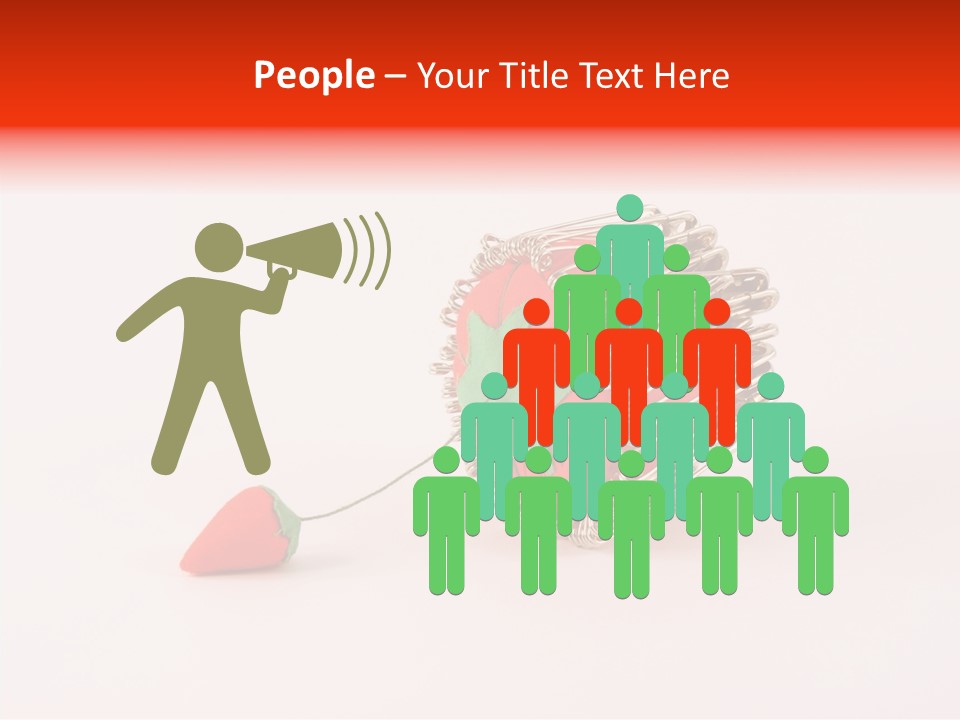 Pin Life Pincushion PowerPoint Template