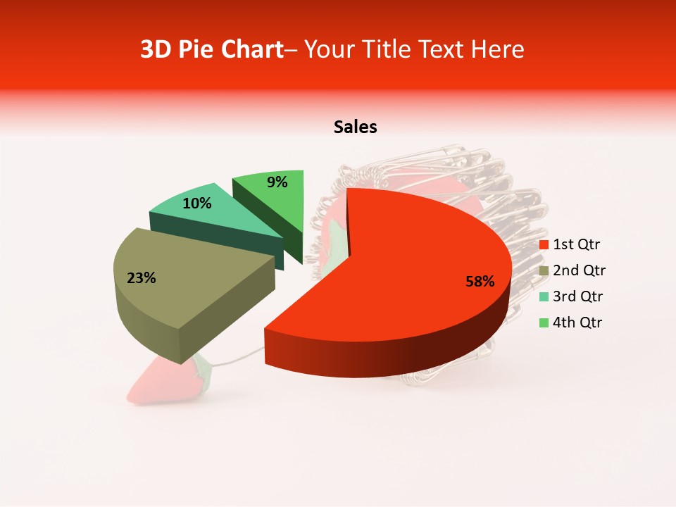 Pin Life Pincushion PowerPoint Template