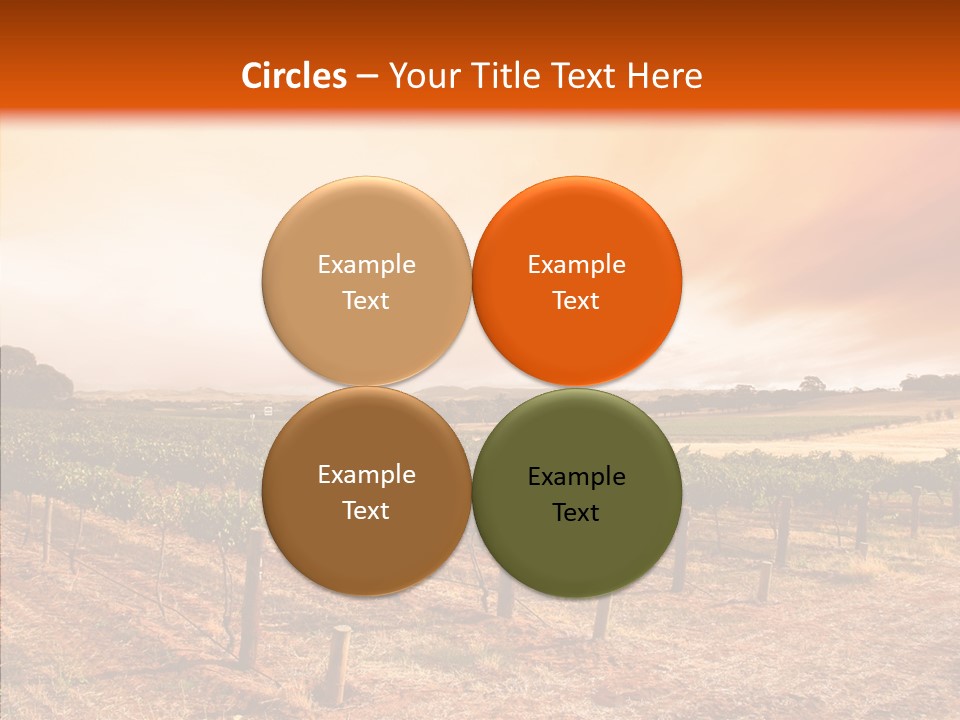 Valley Green Sky PowerPoint Template