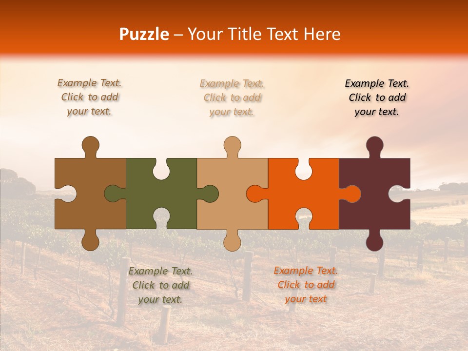 Valley Green Sky PowerPoint Template