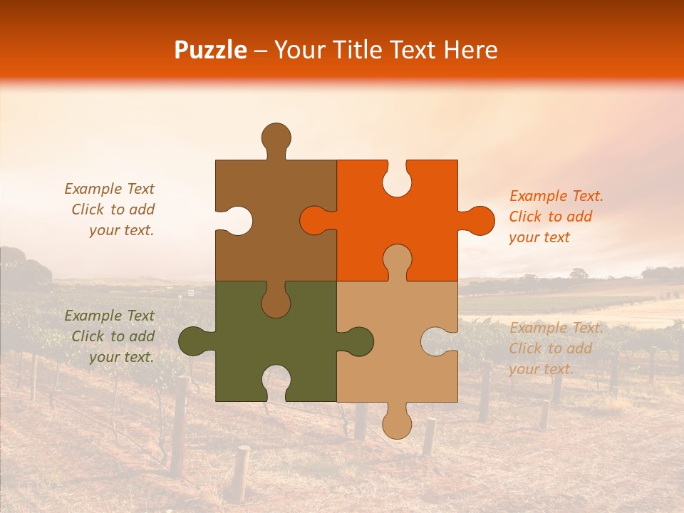 Valley Green Sky PowerPoint Template