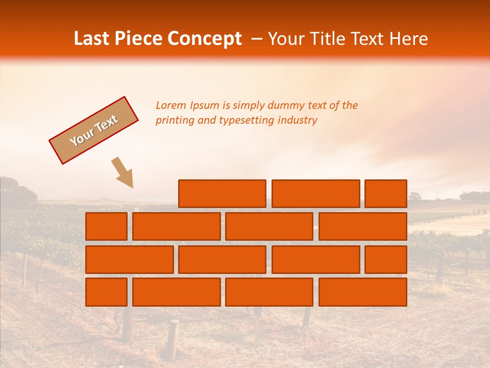 Valley Green Sky PowerPoint Template