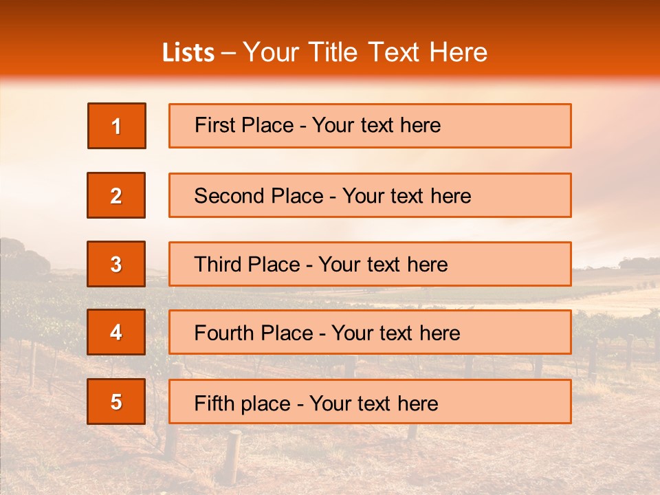 Valley Green Sky PowerPoint Template
