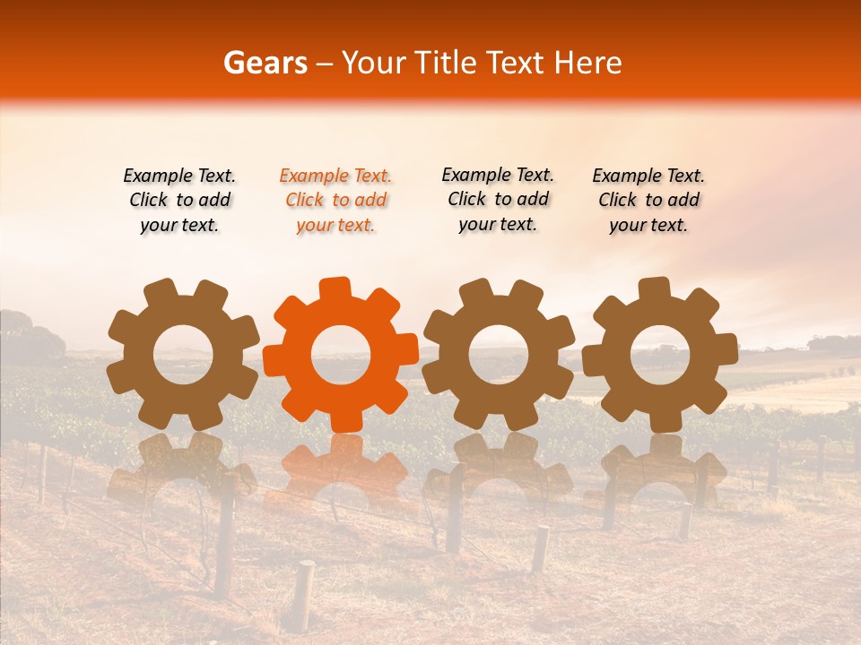 Valley Green Sky PowerPoint Template