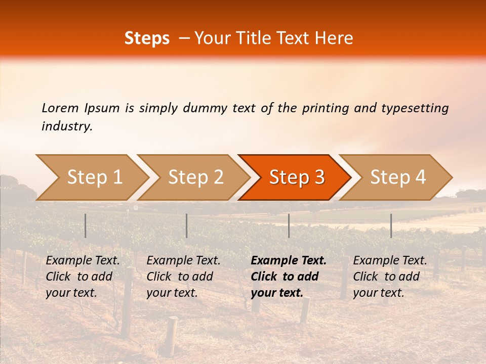 Valley Green Sky PowerPoint Template