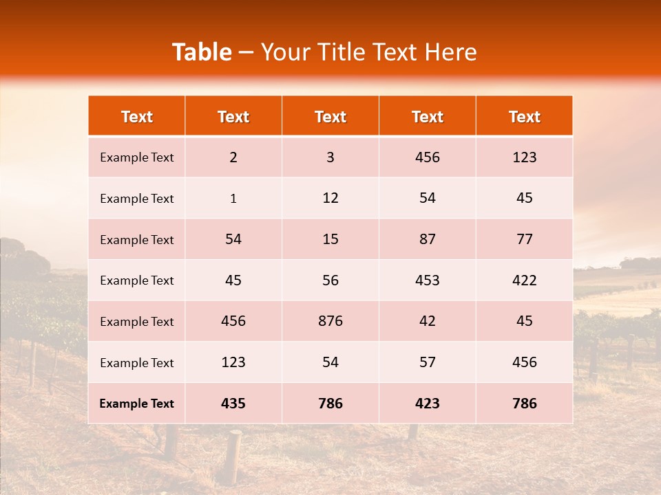 Valley Green Sky PowerPoint Template