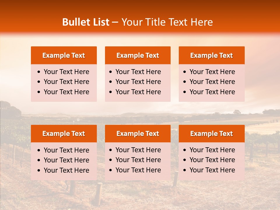 Valley Green Sky PowerPoint Template
