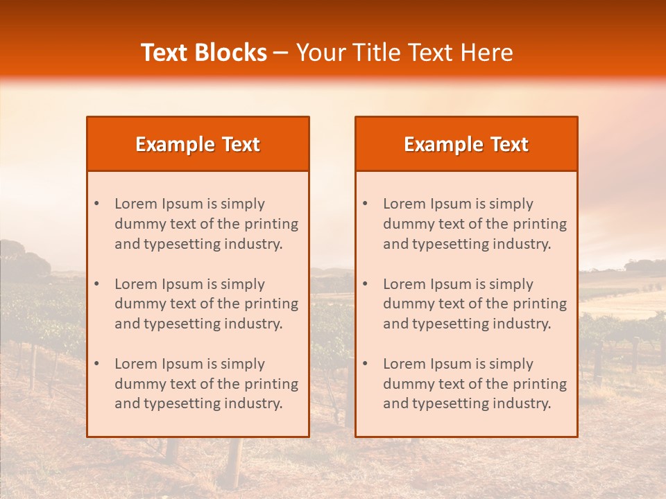 Valley Green Sky PowerPoint Template