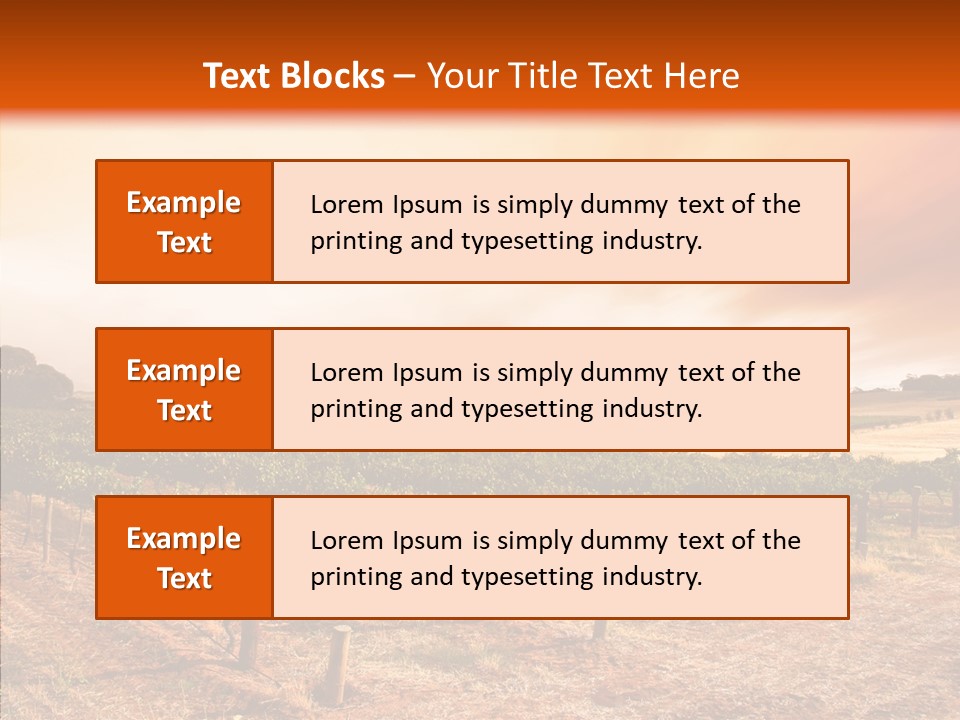 Valley Green Sky PowerPoint Template