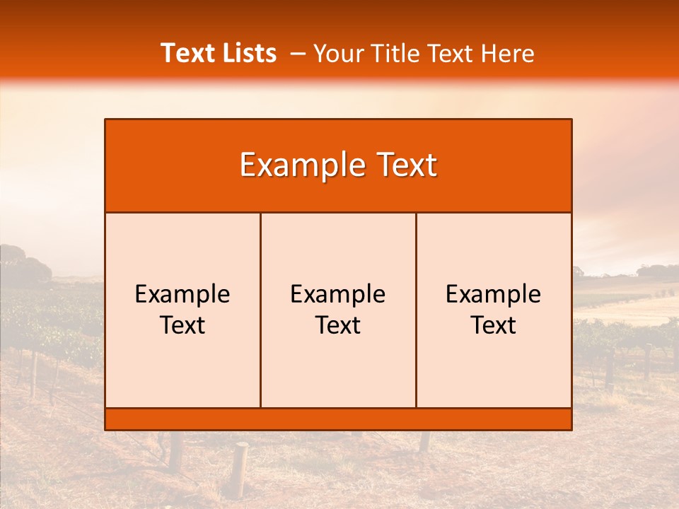 Valley Green Sky PowerPoint Template