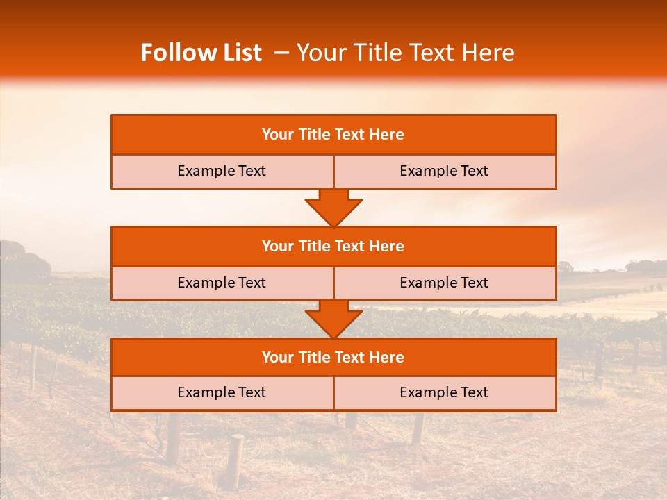 Valley Green Sky PowerPoint Template
