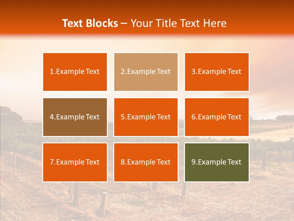 Valley Green Sky PowerPoint Template
